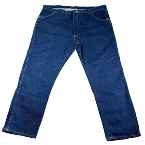 Wrangler Regular Fit‎ Jeans Men's Size 44x29 Blue Button Classic Denim Cotton